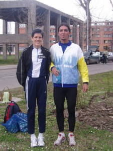 Olivera Jevtić - slika sa Novosadskog Maratona